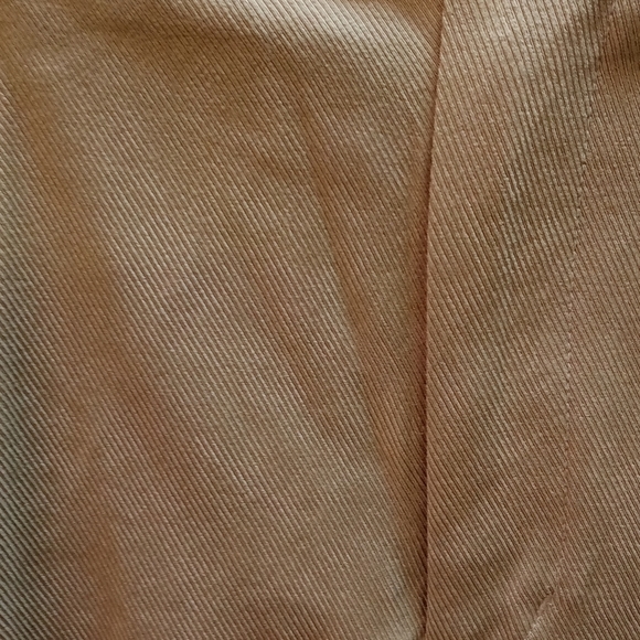 6a by Axis Slacks Khaki Fine Corduroy Pleated Front Size 40/32" inseam - Picture 2 of 9